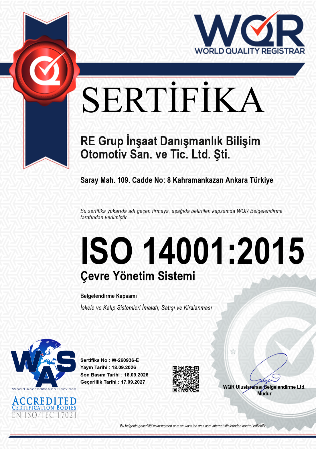 Sertifika 8