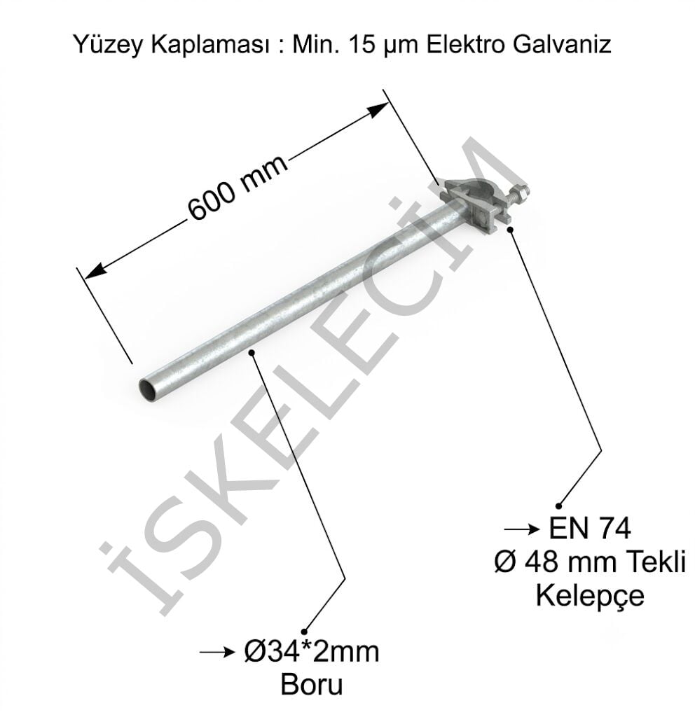 65 CM YAN GÜVENLİK BARİYERİ