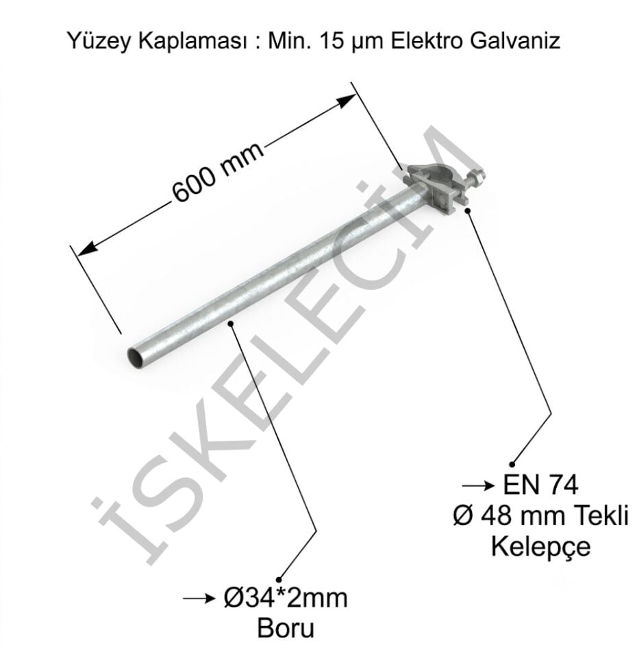65 CM YAN GÜVENLİK BARİYERİ